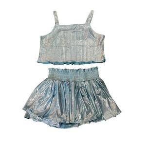 NEW TWEENSTYLE plisse set in blue